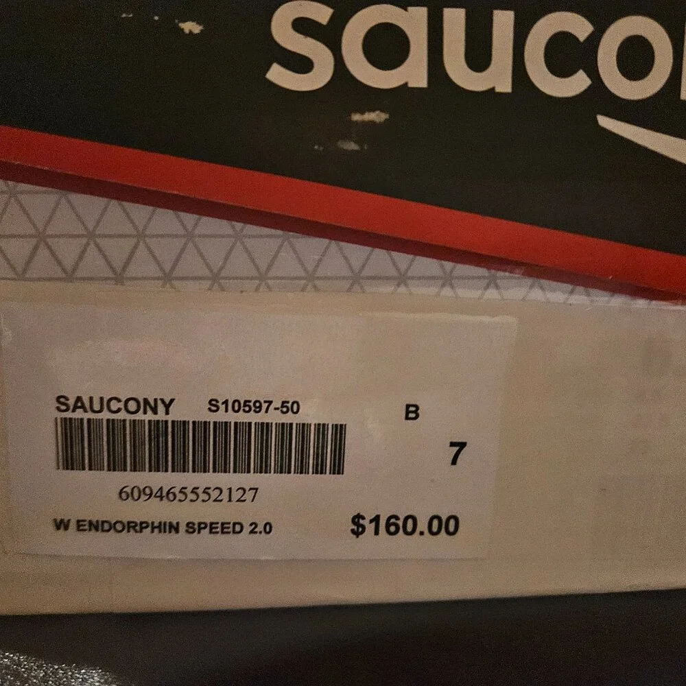 Saucony Endorphin Speed 2 w/Jack rabbit Women size 7 - Picture 3 of 5